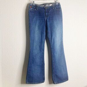 Vintage Y2K Low Rise Wide Leg Denim Jeans